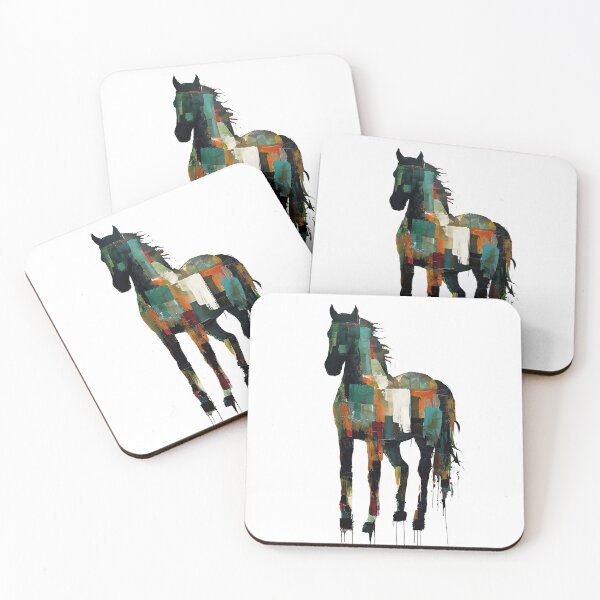 Item preview, Abstract Colorful Horse designed and sold by caracatita75.