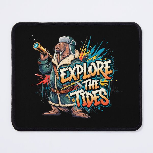 Item preview, Explorer Walrus Explore The Tides Adventurous Cartoon Art designed and sold by SholoStudio.