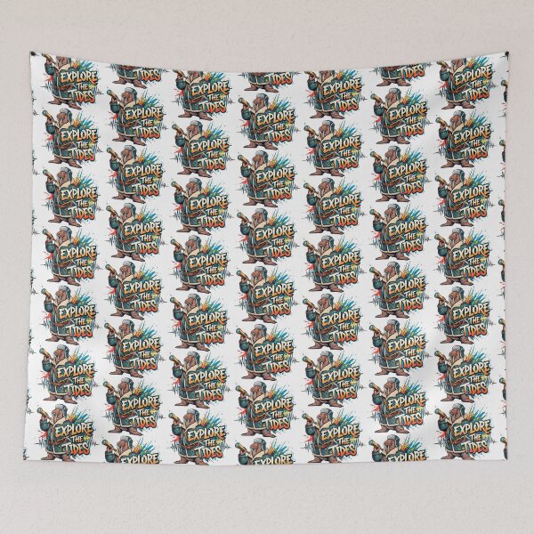 Item preview, Explorer Walrus Explore The Tides Adventurous Cartoon Art designed and sold by SholoStudio.
