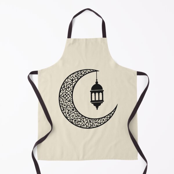 Item preview, Islamic Crescent Moon and Lantern Design (V.6) | Elegant Ramadan and Eid Art designed and sold by D-Islamic.