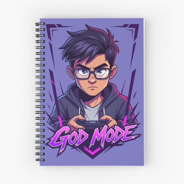 Item preview, PURPLE GOD MODE GAMER designed and sold by shinyillust.