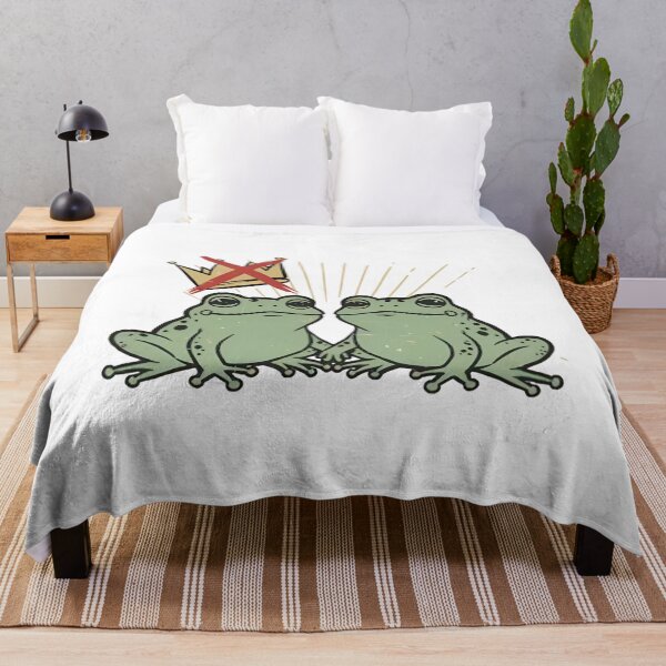 Item preview, Frogs Together Strong Protest Frog Humor No Kings in America for Humor Lovers designed and sold by Haupalette.