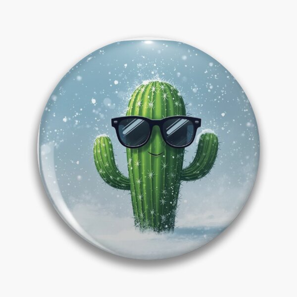 Item preview, Cool Cactus in the snow designed and sold by Room303Ltd.