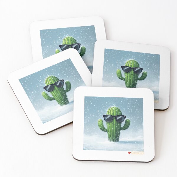 Item preview, Cool Cactus in the snow designed and sold by Room303Ltd.