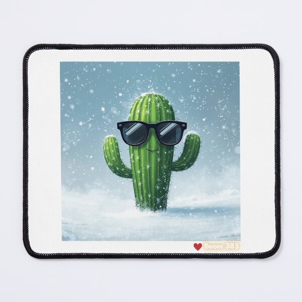Item preview, Cool Cactus in the snow designed and sold by Room303Ltd.