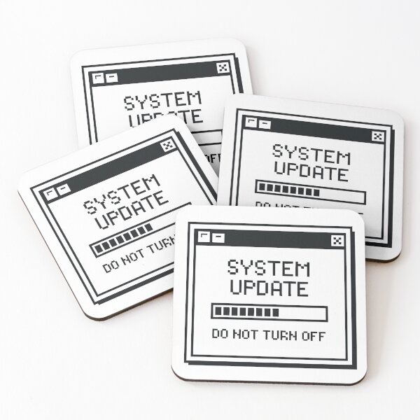 Item preview, System Update – Retro Pixel Progress Bar Design for Tech Fans and Coders designed and sold by Geafixy.