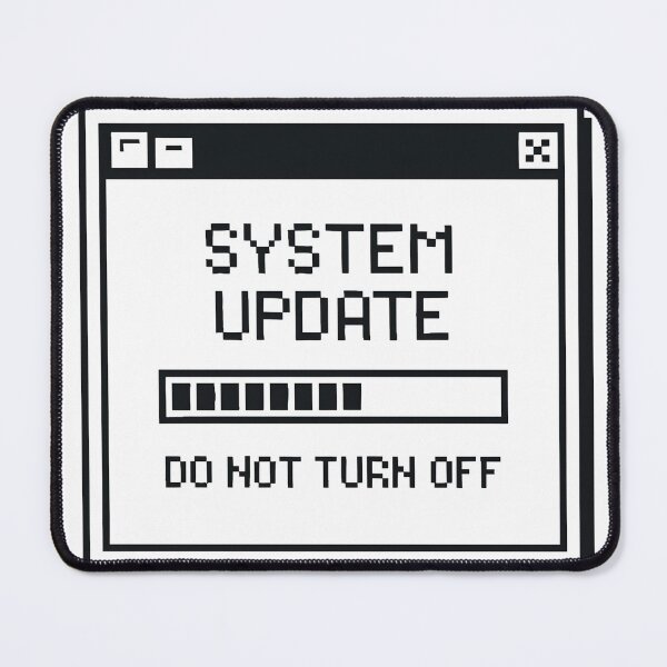 Item preview, System Update – Retro Pixel Progress Bar Design for Tech Fans and Coders designed and sold by Geafixy.