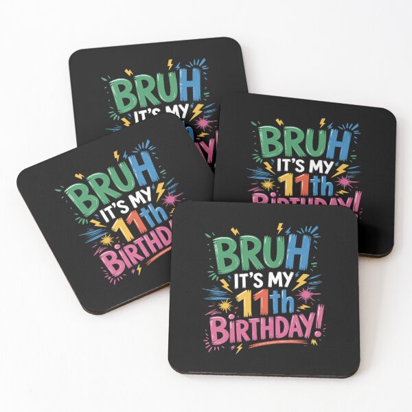 Item preview, Bruh It's My 11th Birthday 11 Year Old Birthday Celebration  designed and sold by THagBlue.