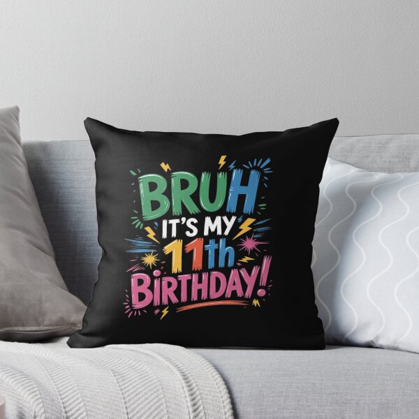 Item preview, Bruh It's My 11th Birthday 11 Year Old Birthday Celebration  designed and sold by THagBlue.