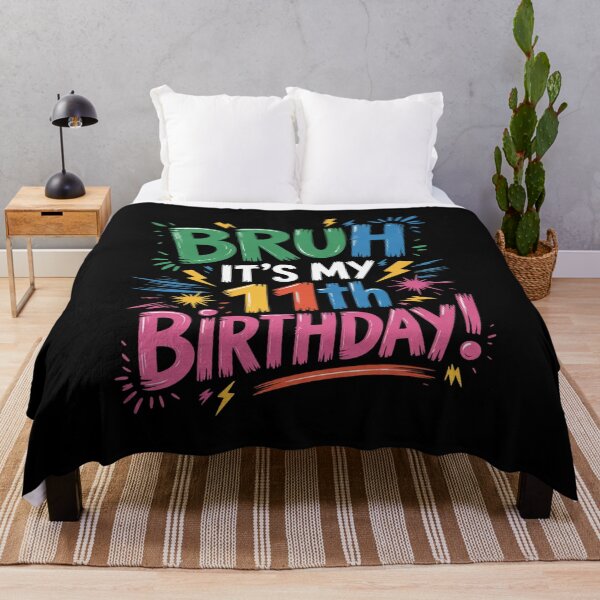 Item preview, Bruh It's My 11th Birthday 11 Year Old Birthday Celebration designed and sold by THagBlue.