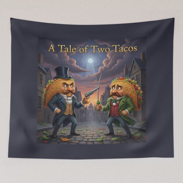 Item preview, Yummie Heroes: A Tale of Two Tacos designed and sold by nature. electrified..