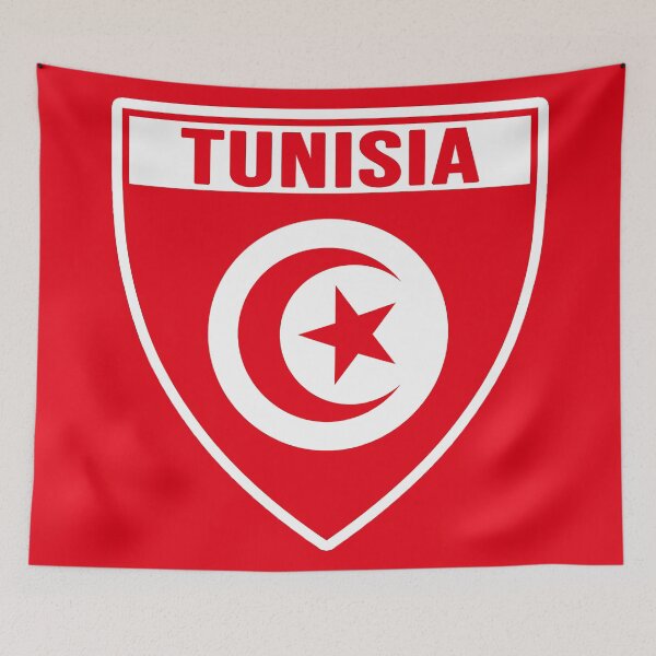 Item preview, Tunisia Flag Badge designed and sold by Cestus.