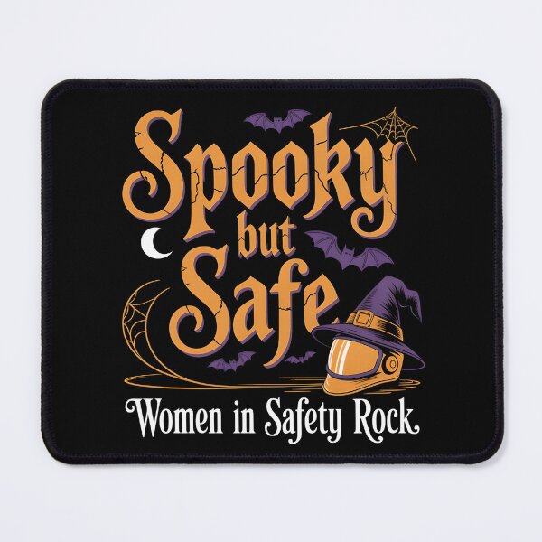 Item preview, Spooky but Safe – Women in Safety Halloween Design designed and sold by PeteLawliiet.