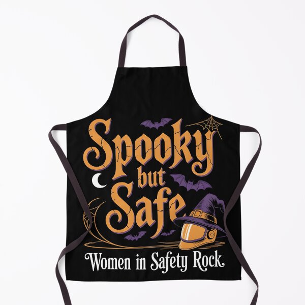 Item preview, Spooky but Safe – Women in Safety Halloween Design designed and sold by PeteLawliiet.