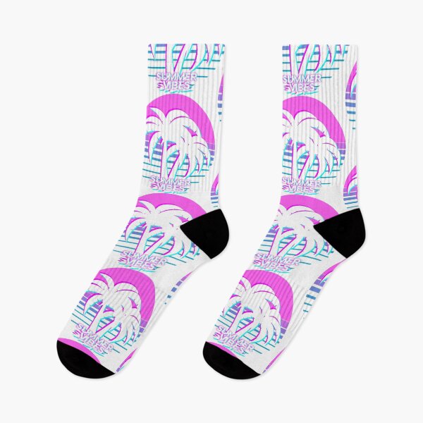 Item preview, SUMMER VIBES – vaporwave style palm tree designed and sold by Wawan35200.