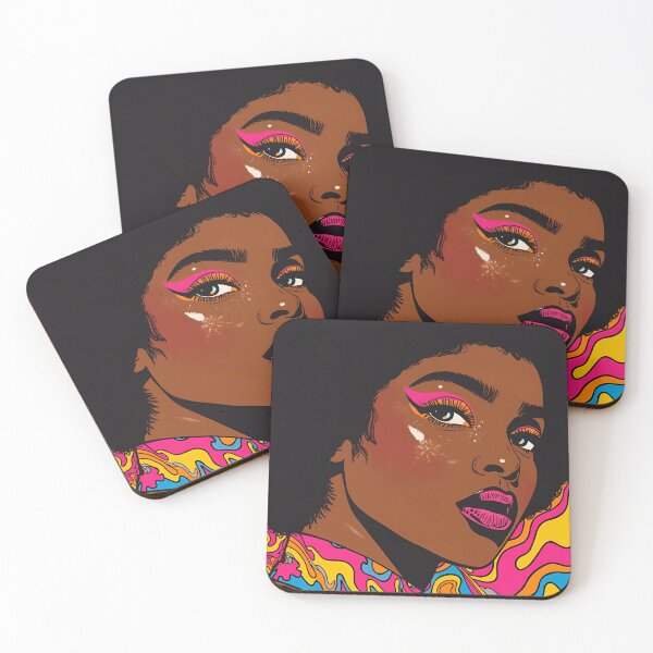 Item preview, Psychedelic Afro Girl designed and sold by Vintage City.