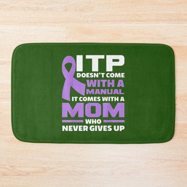 Item preview, Mom With A Manual Itp Awareness Purple Ribbon By Merch, Limited Edition, Perfect Gift For You And F designed and sold by floresuvart.