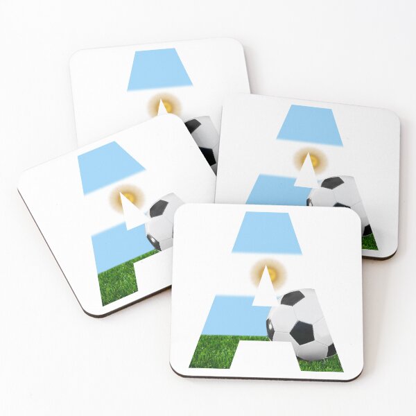 Item preview, Argentina Football Fever – Grass, Ball, and the Sun of May Letter A designed and sold by LOLENGLISH.