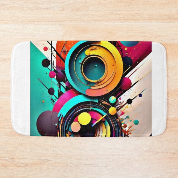 Item preview, Abstract Art Accessories - Explosion of Vibrant Colors - Unique and Modern Designs designed and sold by XNewStore.