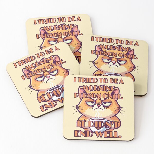 Item preview, I Tried To Be A Morning Person Once. It Didn't End Well. designed and sold by Megaera8.