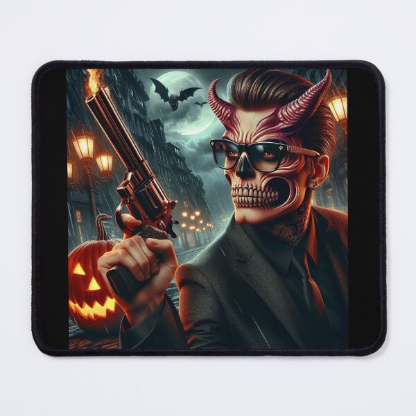 Item preview, Devilish Gangster Halloween Rain Night designed and sold by Voodoo Store Paranormal Collections.