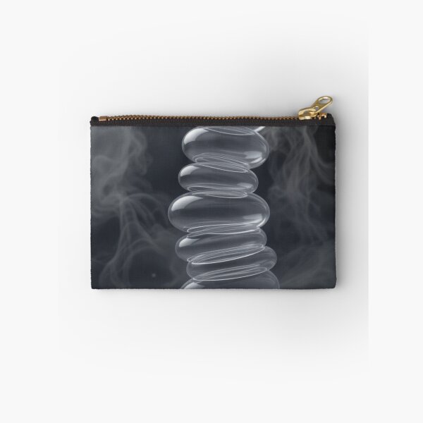 Item preview, Ethereal Glass Pebble Stack — Mist & Light​ designed and sold by Omiro-Shop.