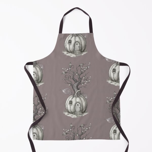 Item preview, Pumpkin House with Tree and Leaves designed and sold by tinkeybabes.