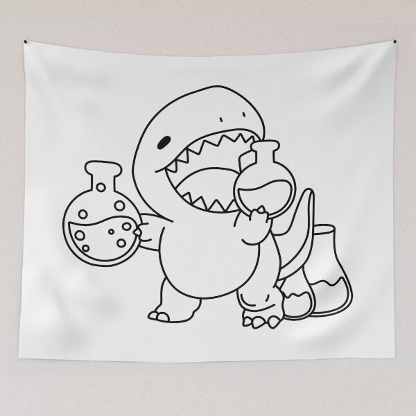 Item preview, Mad scientist dinosaur designed and sold by broadwaygirl142.