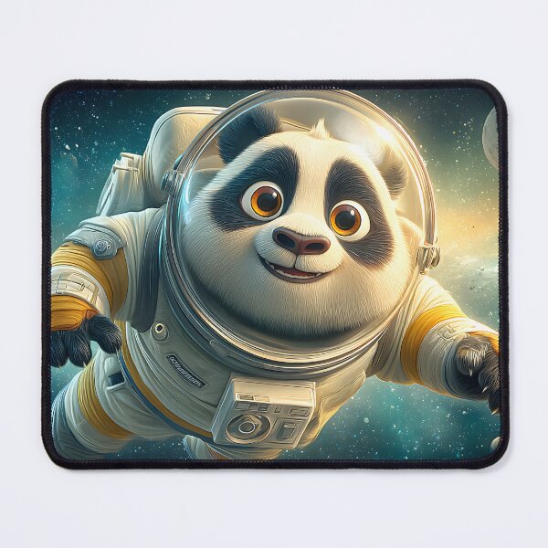 Item preview, Panda Astronaut Floating in Space with Stars designed and sold by Artessie.