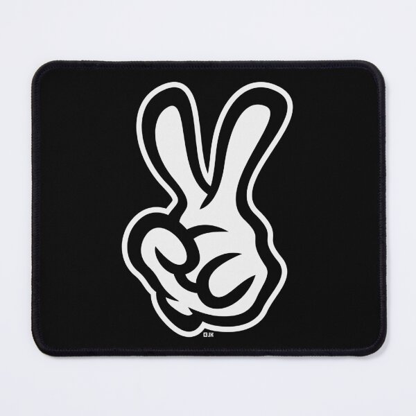 Item preview, V Sign / Victory Sign (Left Hand / Hand Sign / NEG 2C) designed and sold by MrFaulbaum.