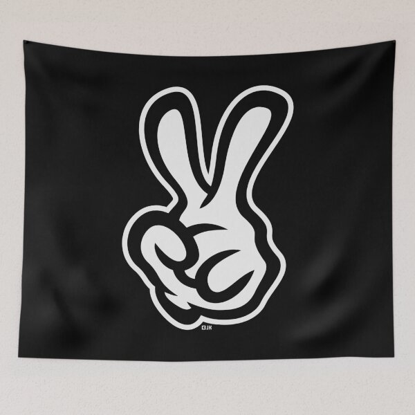 Item preview, V Sign / Victory Sign (Left Hand / Hand Sign / NEG 2C) designed and sold by MrFaulbaum.