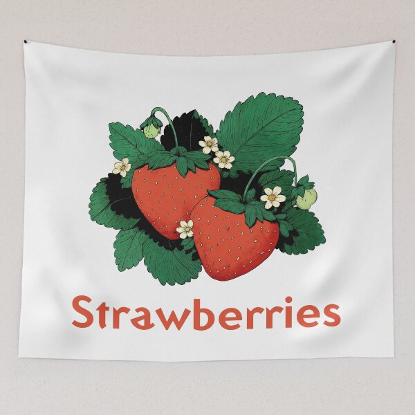 Item preview, Strawberry Bliss: Botanical Charm in Every Berry designed and sold by ForeverPrintsOK.