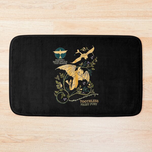 Item preview, Vintage Toothless Dragon Night Fury Botanical  designed and sold by DesignSTKRSA.
