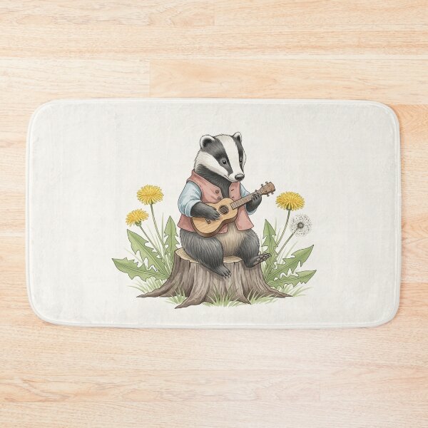 Item preview, The Badger’s Gentle Melody designed and sold by Pasteltone.