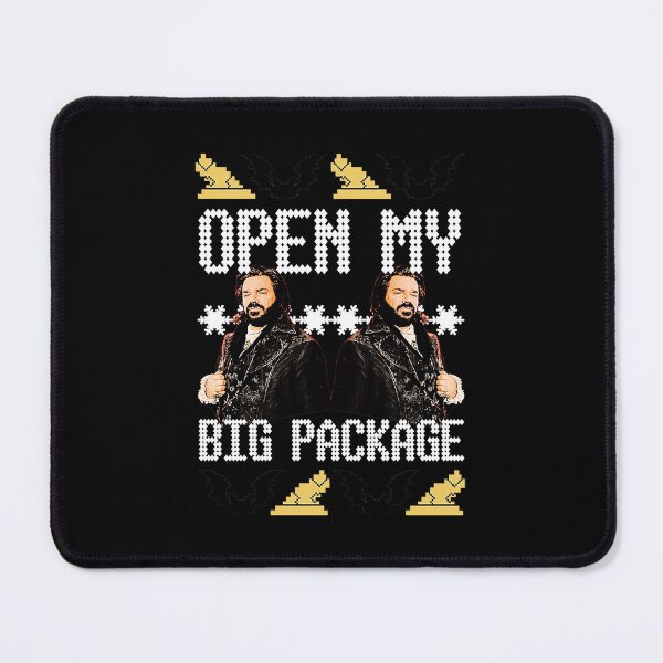 Item preview, What We Do In The Shadows Christmas Sweater Design—Open My Big Package designed and sold by Natilarage.