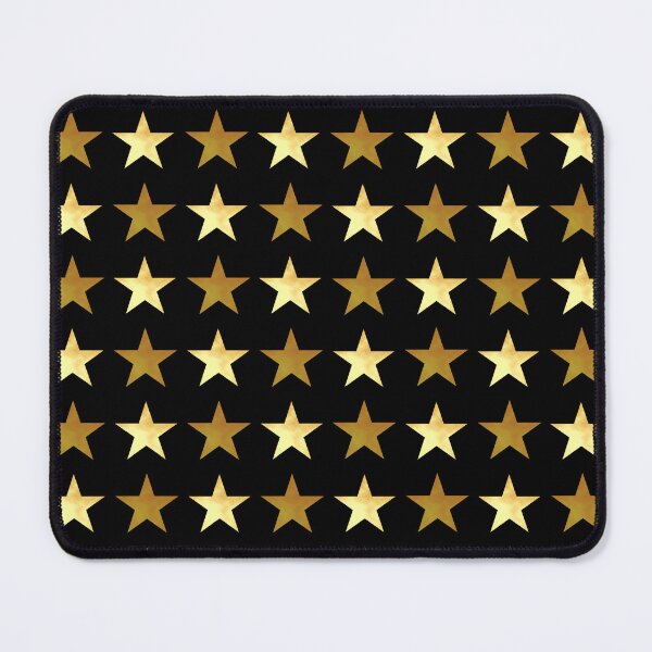 Item preview, Golden stars on black designed and sold by CreaTwinkles.