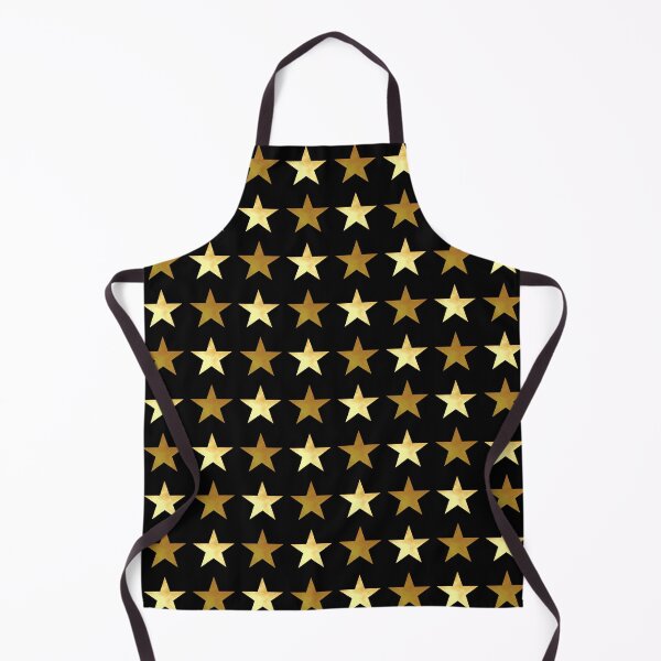 Item preview, Golden stars on black designed and sold by CreaTwinkles.