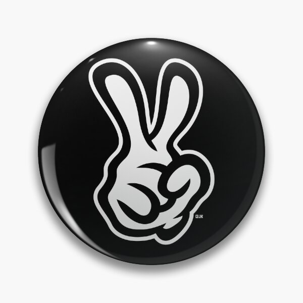 Item preview, V Sign / Victory Sign (Right Hand / Hand Sign / NEG 2C) designed and sold by MrFaulbaum.