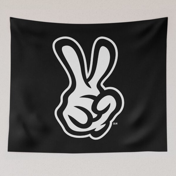 Item preview, V Sign / Victory Sign (Right Hand / Hand Sign / NEG 2C) designed and sold by MrFaulbaum.