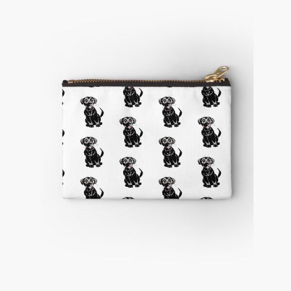 Item preview, Black Lab Labrador Retriever Cute Adorable Single Chesapeake Bay Retriever Dog Puppy Canine designed and sold by pinkpawsdraws.
