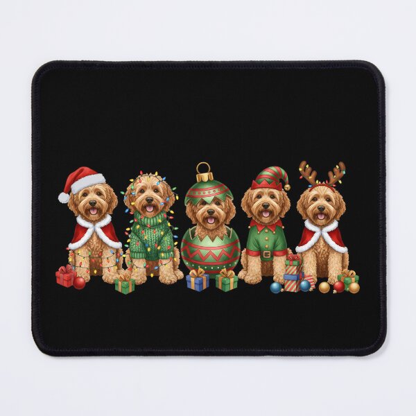 Item preview, Goldendoodle Dogs Christmas Lights Golden Doodle Dog Lover designed and sold by DesignsByAnett.