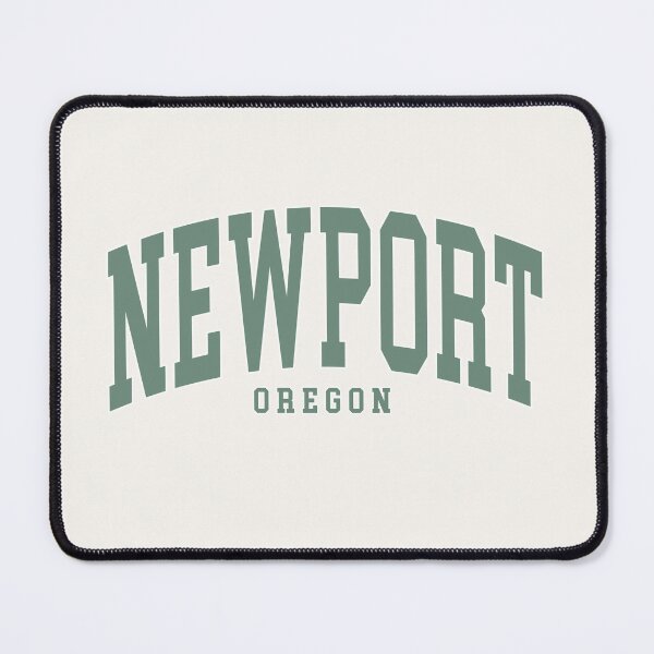 Item preview, Newport OR - College Font Curved Classic Typography designed and sold by chosenhomes.