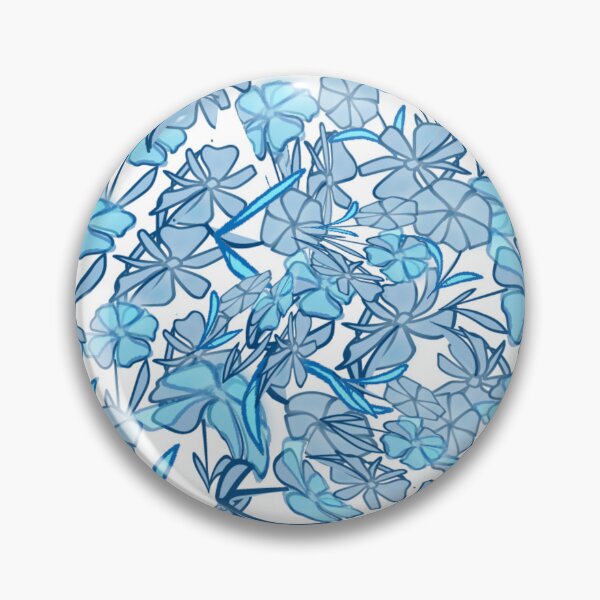 Item preview, The pure, good, blue flower pattern works well for all products;  designed and sold by Nature  Nblossom.