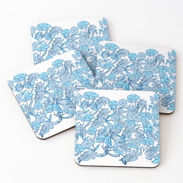 Item preview, The pure, good, blue flower pattern works well for all products;  designed and sold by Nature  Nblossom.