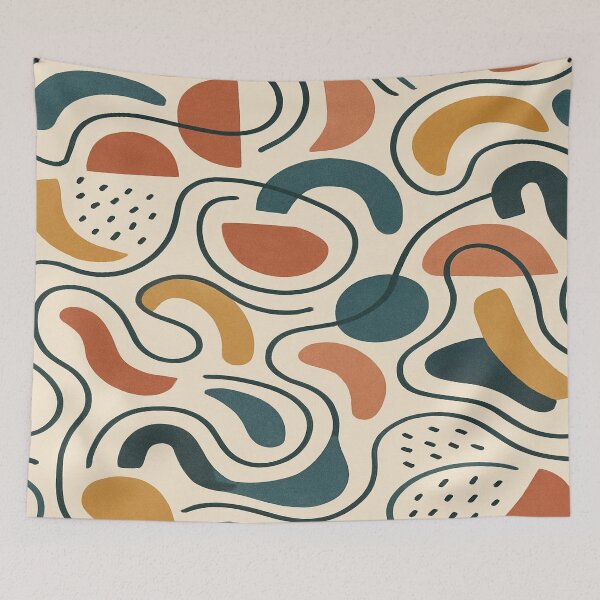Item preview, Abstract Pattern in Natural Colours designed and sold by SmilingAnny.