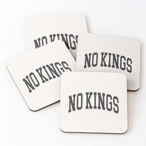Item preview, NO KINGS  - College Font Curved Classic Typography designed and sold by chosenhomes.