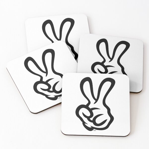 Item preview, V Sign / Victory Sign (Left Hand / Hand Sign / 1C) designed and sold by MrFaulbaum.
