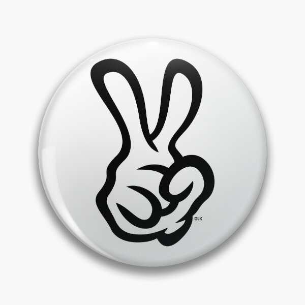 Item preview, V Sign / Victory Sign (Right Hand / Hand Sign / 1C) designed and sold by MrFaulbaum.