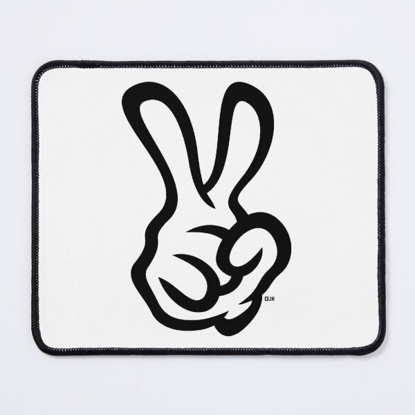 Item preview, V Sign / Victory Sign (Right Hand / Hand Sign / 1C) designed and sold by MrFaulbaum.