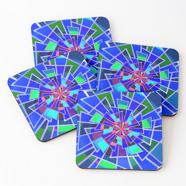 Item preview, Triangulation Ultramarine Retro Style Abstract designed and sold by Lycanth.